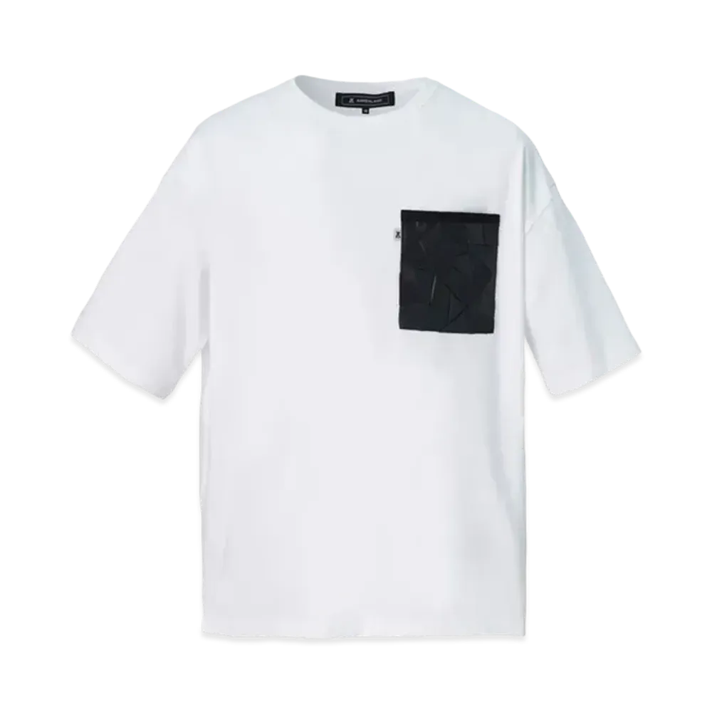 ANREALAGE Patchwork Pocket Tee "White"
