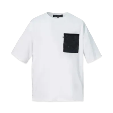ANREALAGE Patchwork Pocket Tee "White"