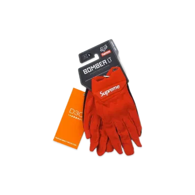 Supreme x Fox Racing Bomber LT Gloves "Red"