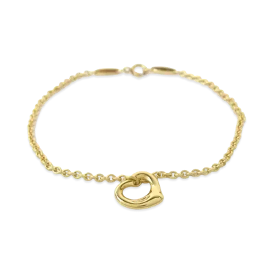 Tiffany & Co. Open Heart Bracelet "Yellow Gold"