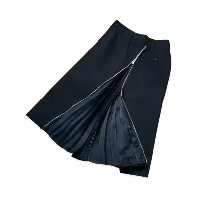 sacai Cotton Chino Skirt "Black"