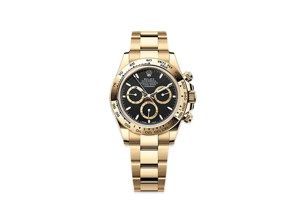 ROLEX Cosmograph Daytona 40mm Yellow Gold 126508 "Black"