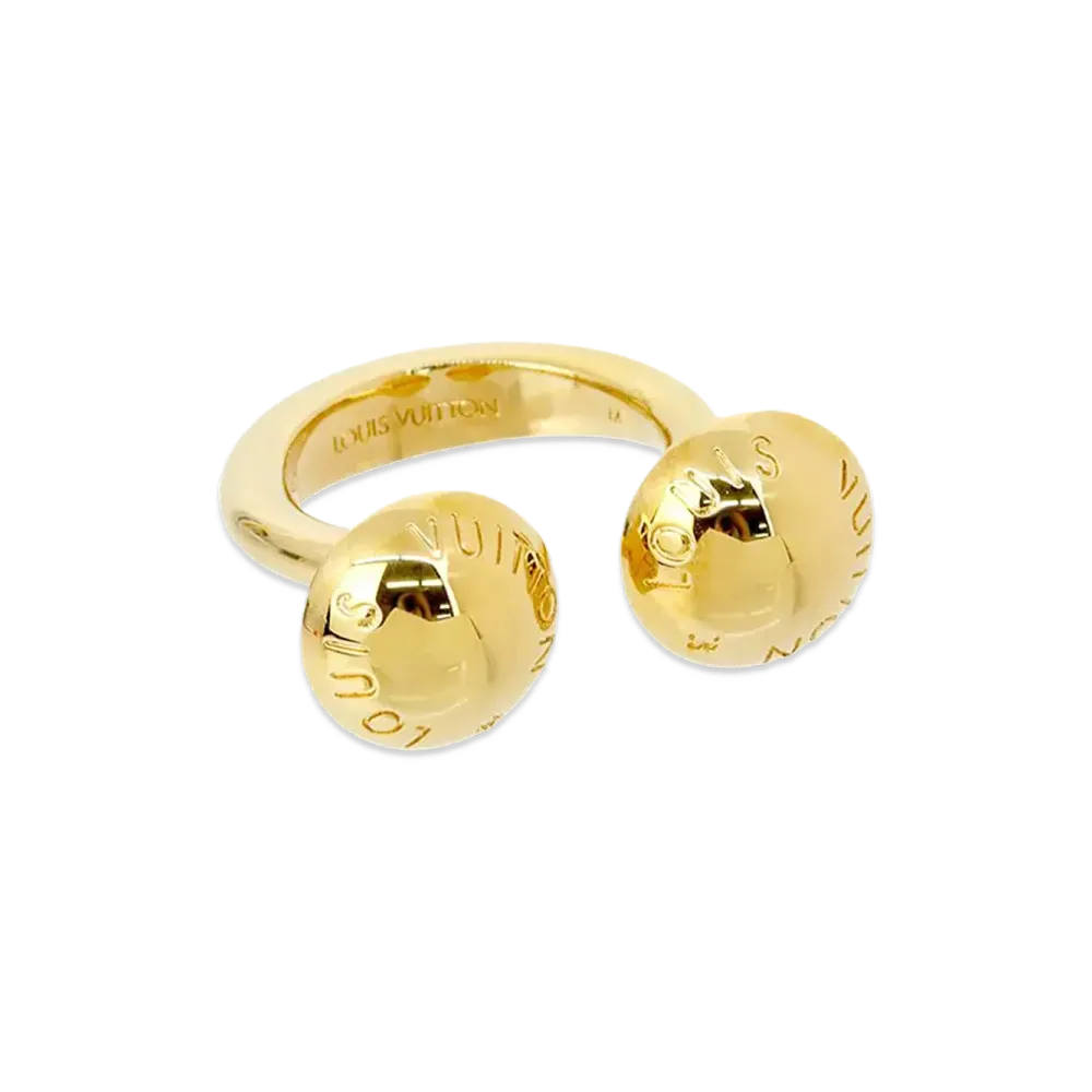 Louis Vuitton Bergstadi Monogram Ring "Gold"