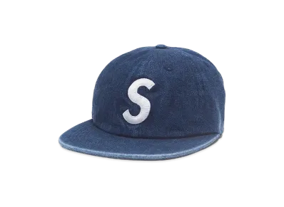 Supreme Washed Denim S Logo 6-Panel (17SS) "Blue"