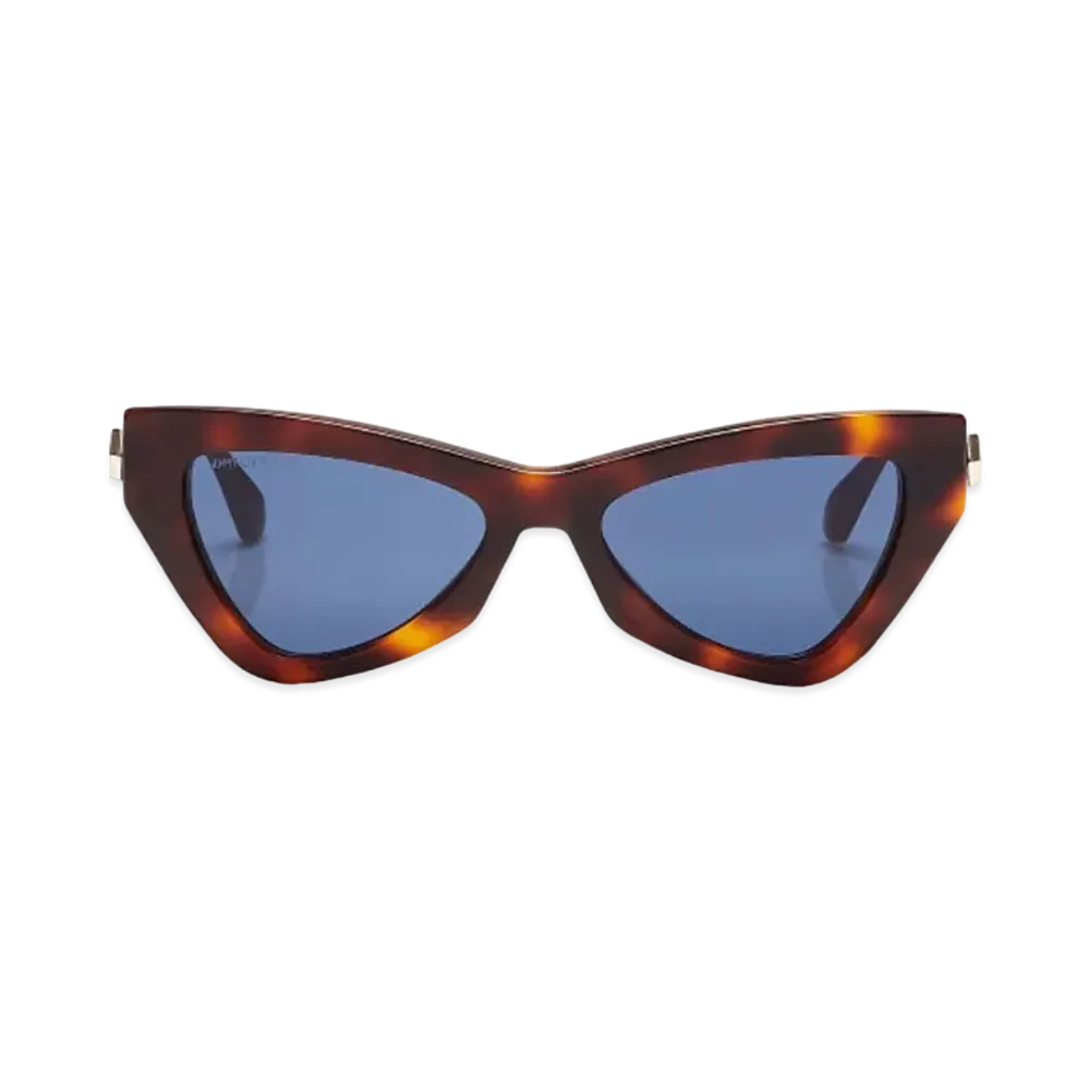 Jimmy Choo Donna Frame Cat Eye Sunglasses "Blue Avio/Havana"