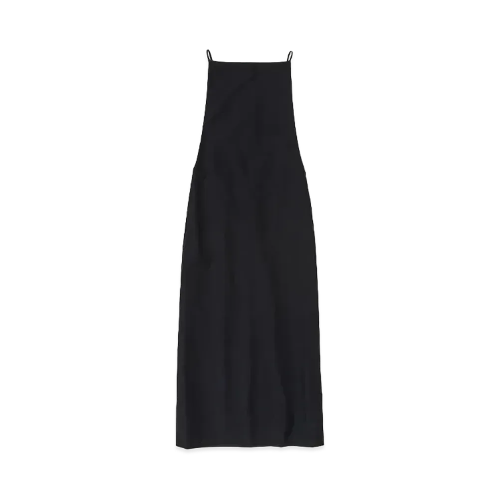 AURALEE Tropical Wool Kid Mohair Dress "Black"