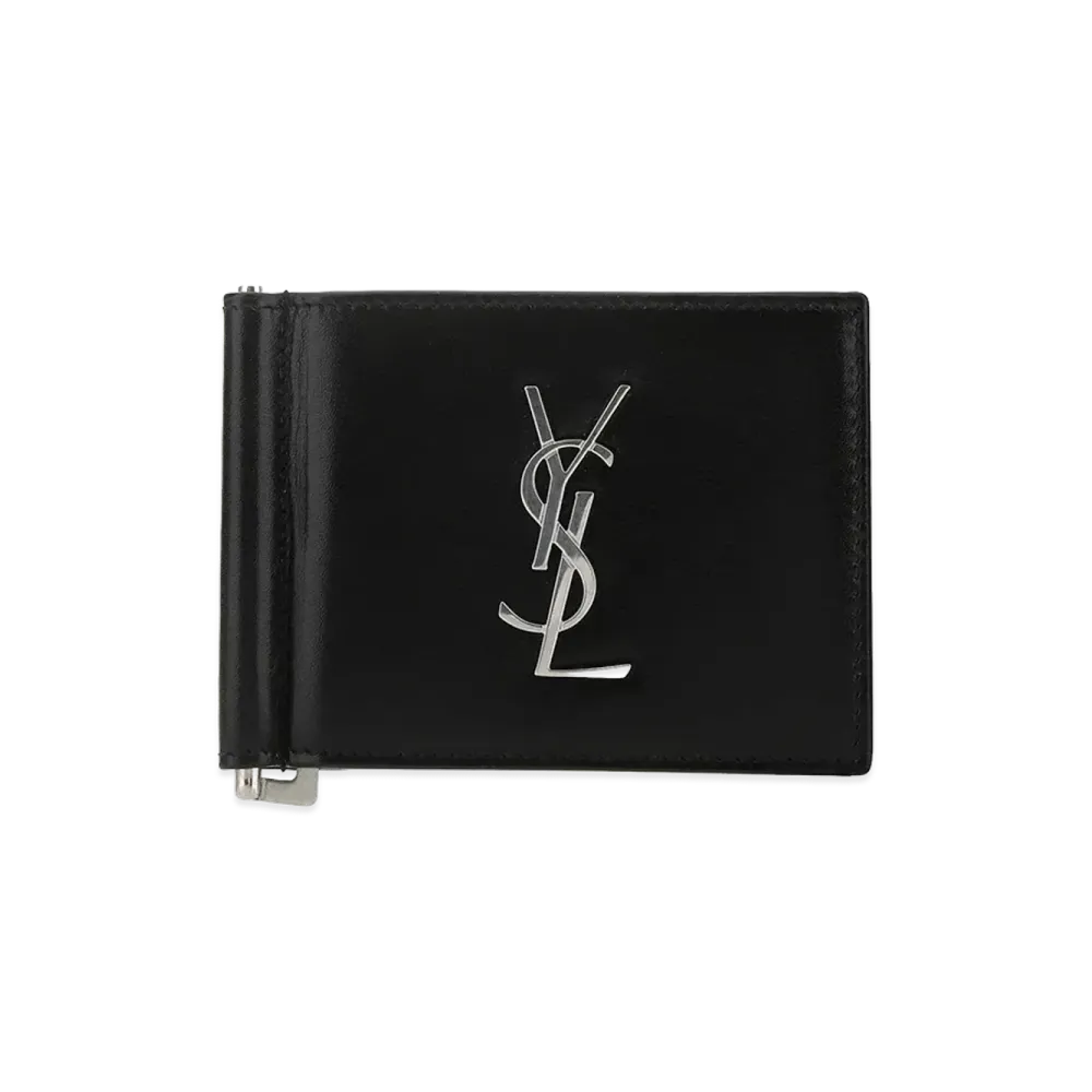 Saint Laurent Leather Card Holder "Black"
