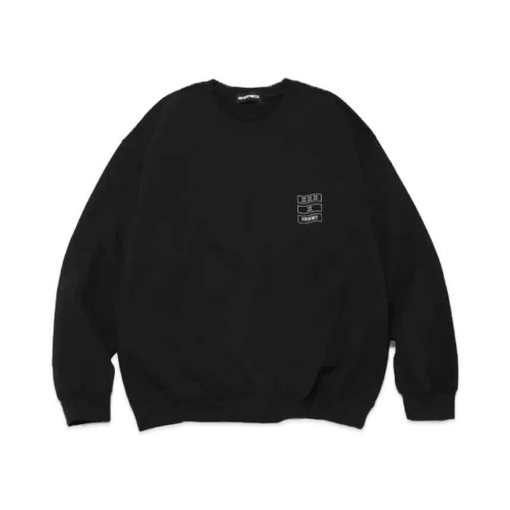 GOD SELECTION XXX x FRAGMENT Crew Neck GX-S25-12FCS-01 "Black"