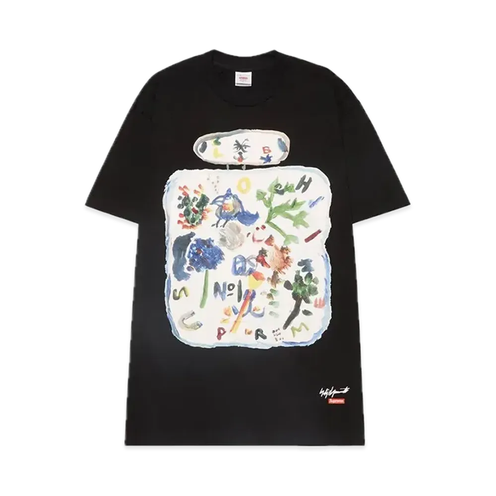Supreme x Yohji Yamamoto Paint Tee "Black"