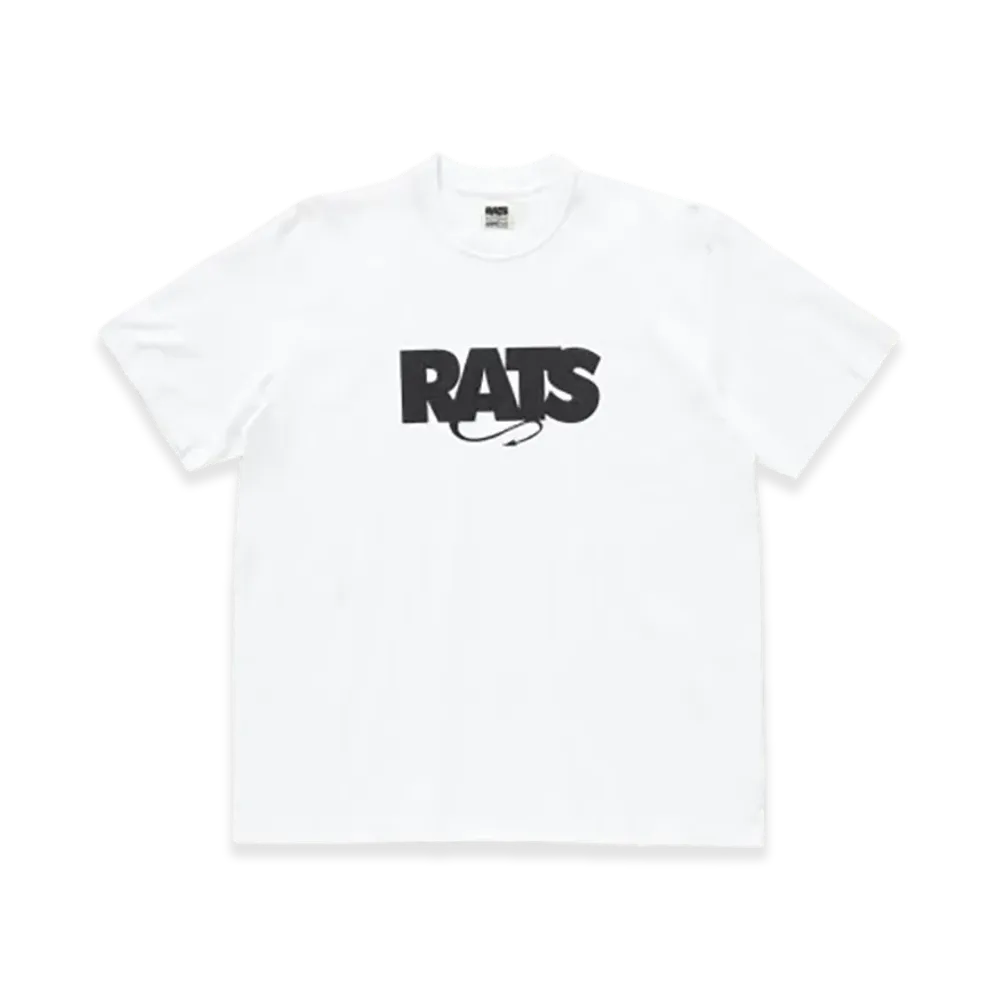RATS Box Logo Tee "White"
