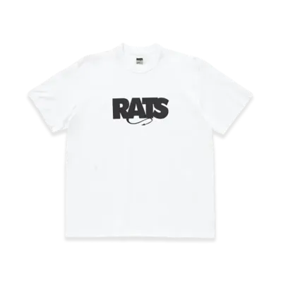 RATS Box Logo Tee "White"