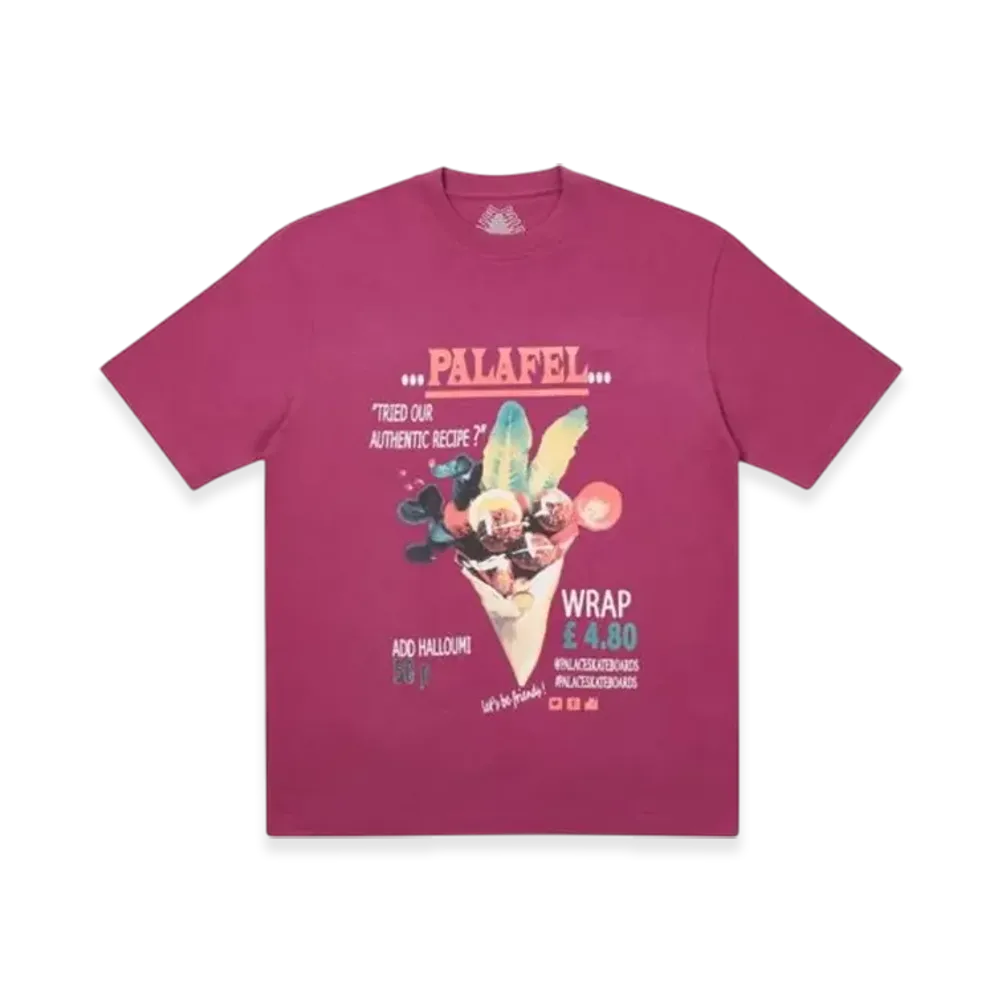 PALACE Palafel T-Shirt "Wine"