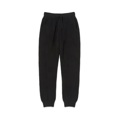 AURALEE Baby Cashmere Knit Pants "Top Black"