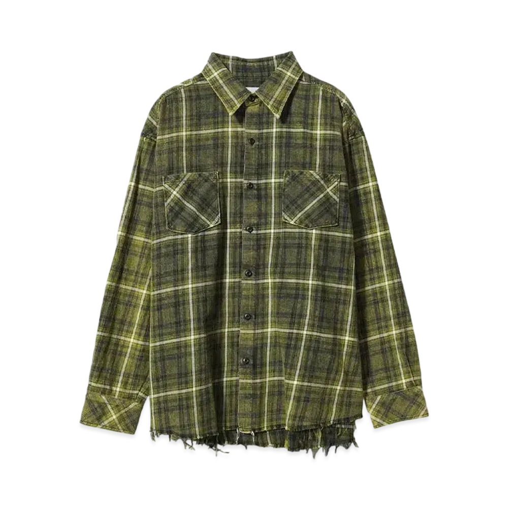 Rafu Used shirt "KHAKI"