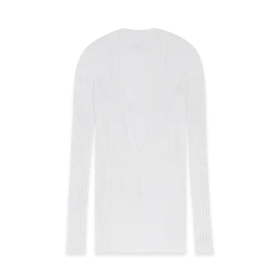 MM6 Maison Margiela Women's V-Neck Knit "White"