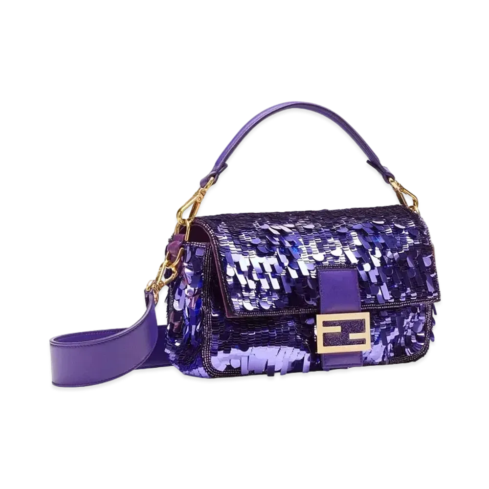 FENDI Baguette Fabric "Purple"
