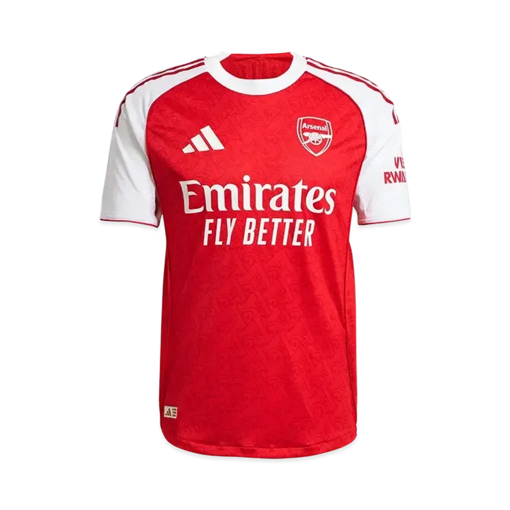 adidas Arsenal 25/26 Authentic Home Jersey "Better Scarlet/White"