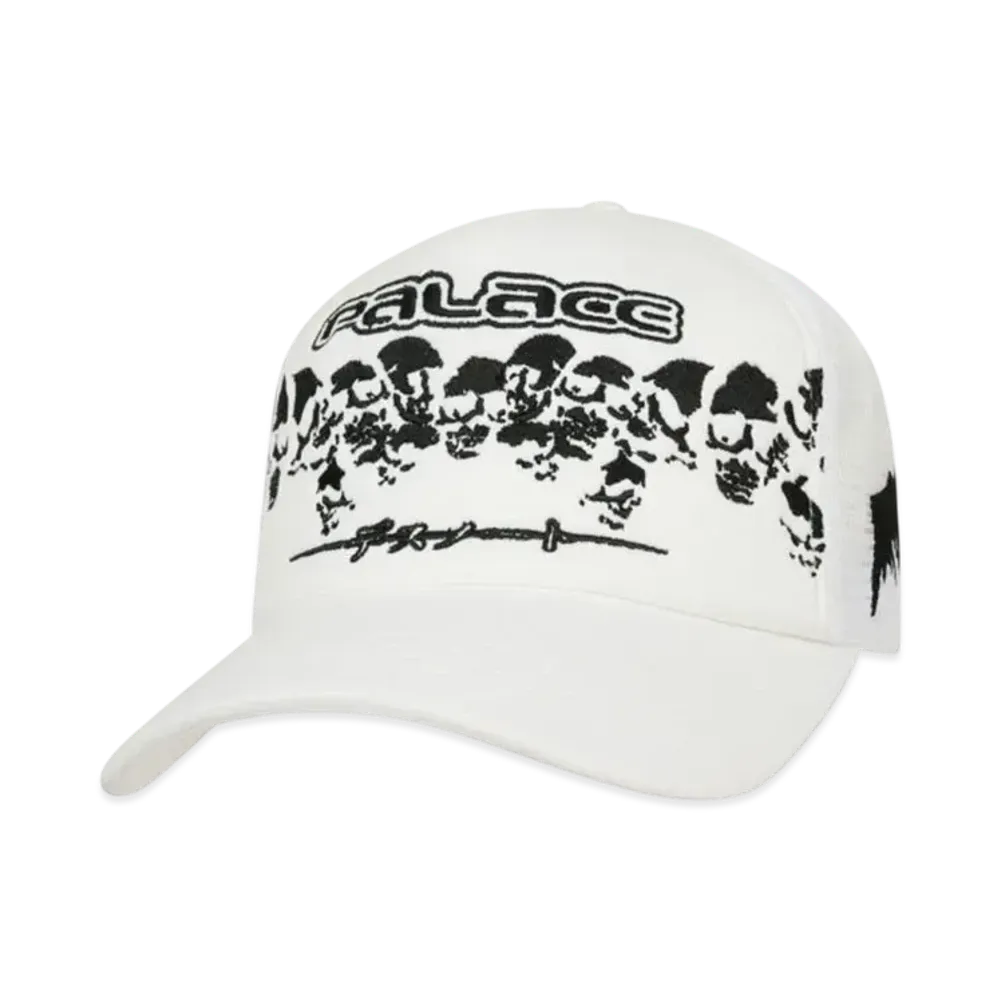 PALACE x DEATH NOTE Trucker "White"