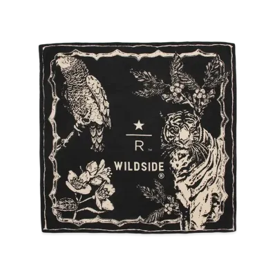 STARBUCKS x WILDSIDE Yohji Yamamoto Reserve Scarf Coffee Origin "Black"