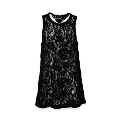 COMME des GARCONS HOMME PLUS Polyester Raschel Lace Garment Washed "Black"