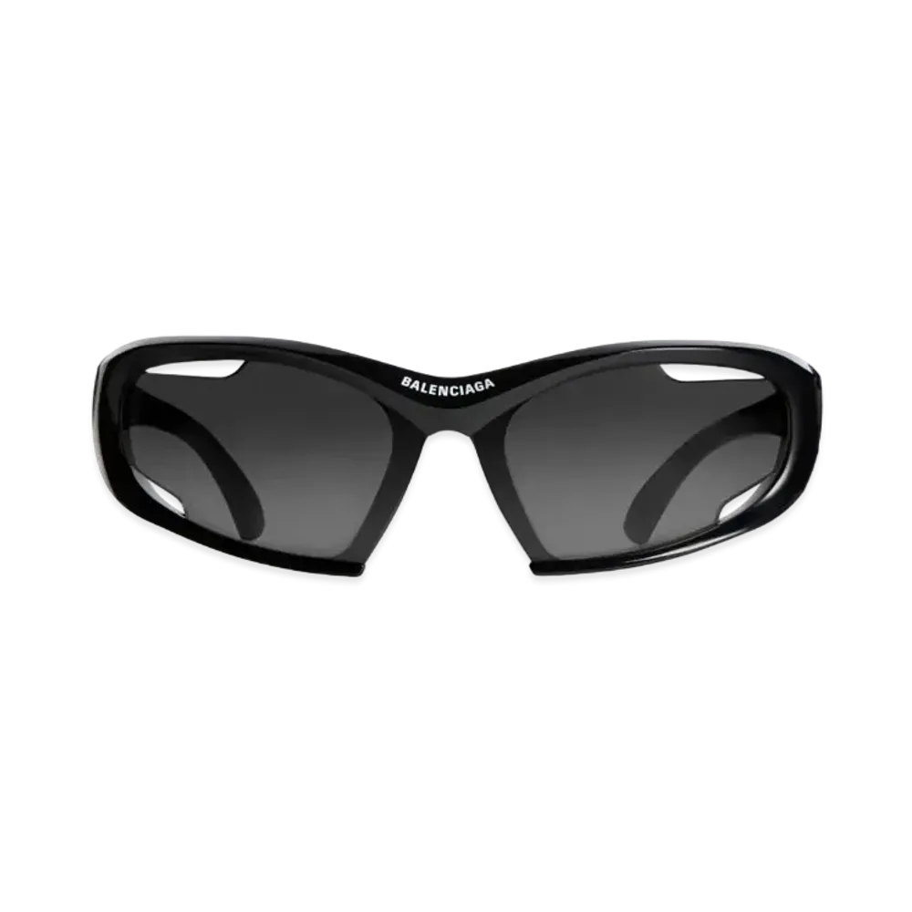 BALENCIAGA Dynamo Rectangle Sunglasses "Black"