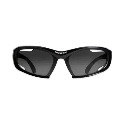 BALENCIAGA Dynamo Rectangle Sunglasses "Black"