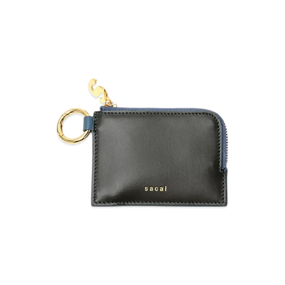sacai Bicolor Key Pouch "Blue/Brown"