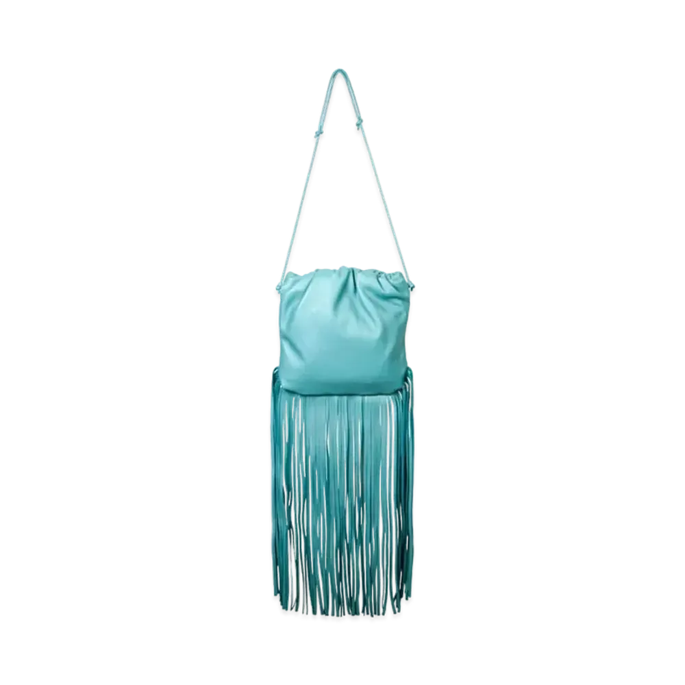 Bottega Veneta The Fringe Pouch Shoulder Bag "Linoleum"