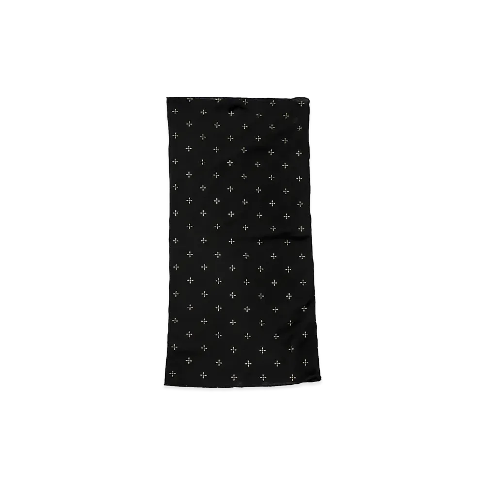COMOLI Thin Cotton Neck Warmer "Black"