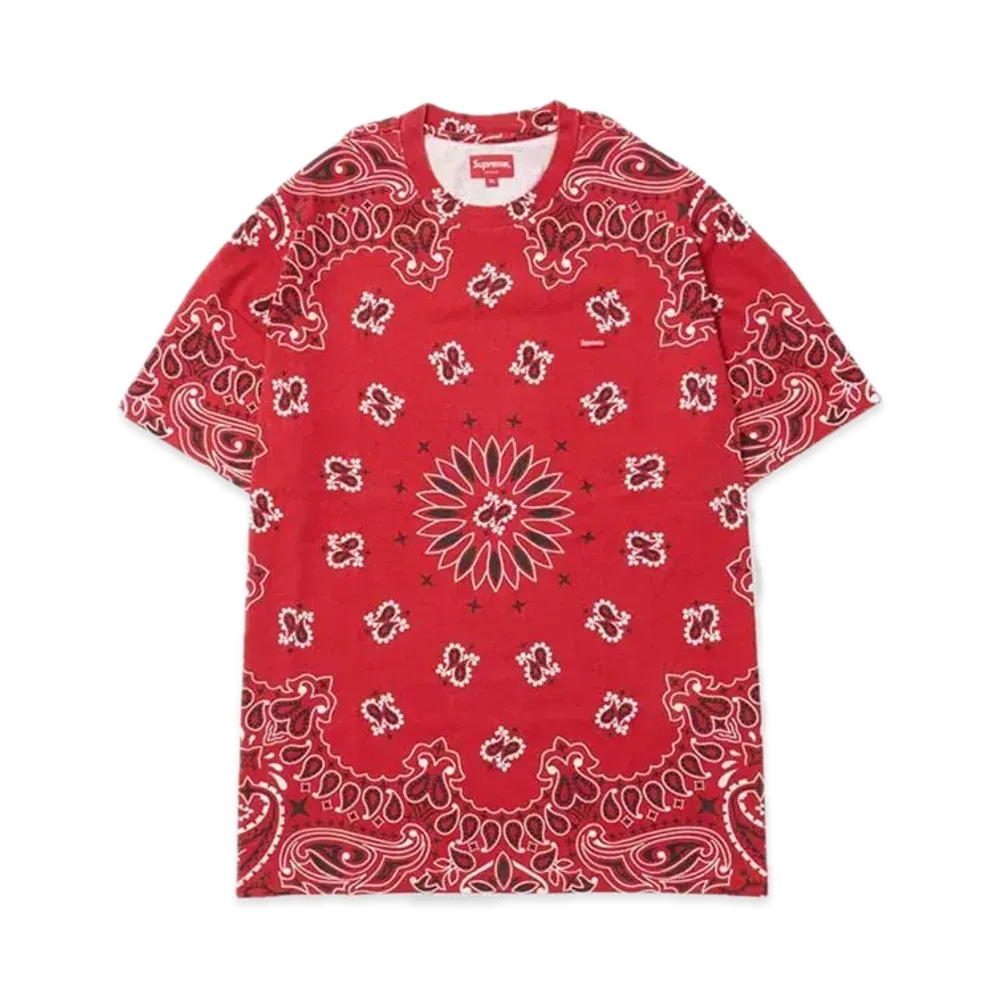 Supreme Small Box Tee "Bandana Red"(21SS)