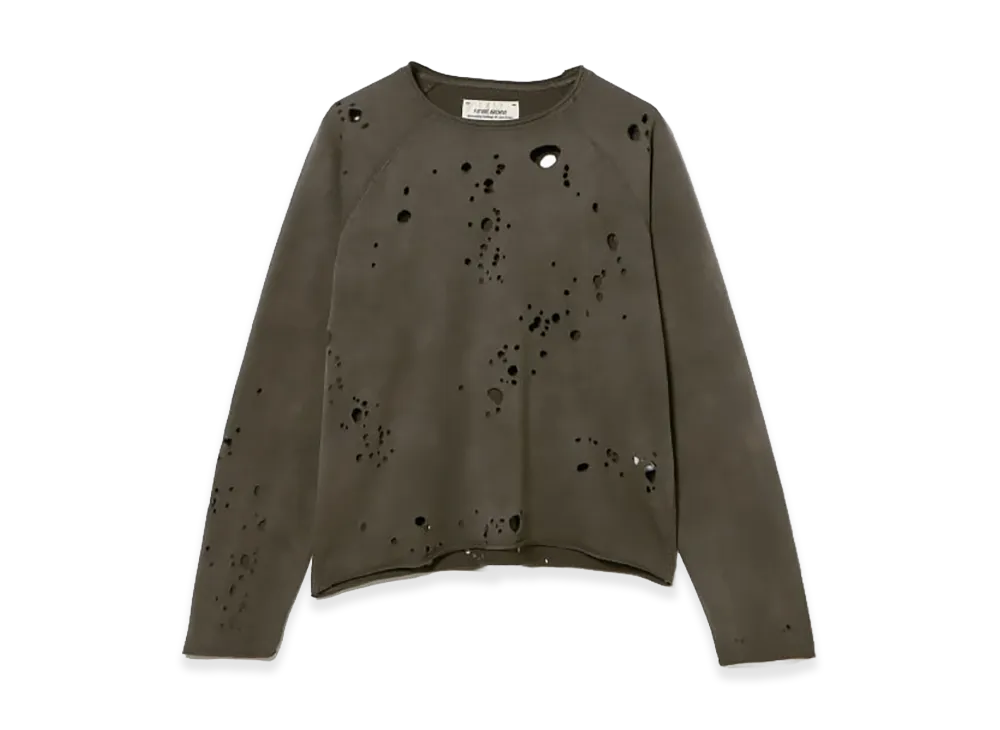 BEAMS FUTURE ARCHIVE / Crash Sweat Crewneck "Black"