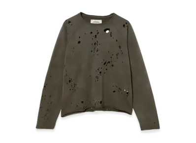 BEAMS FUTURE ARCHIVE / Crash Sweat Crewneck "Black"