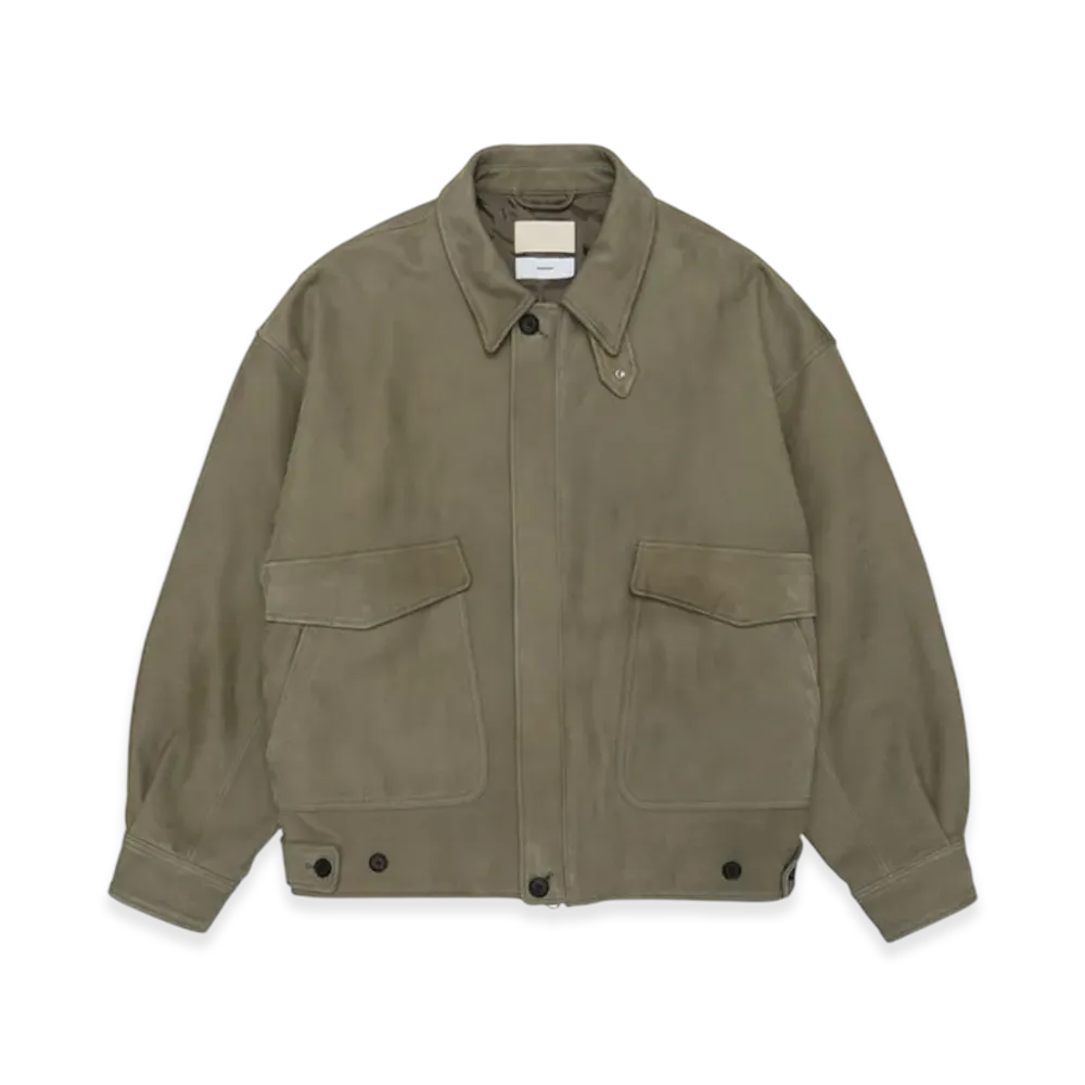 Graphpaper x YOKE Cow Nuback Leather Blouson "Beige"