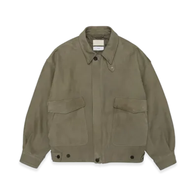 Graphpaper x YOKE Cow Nuback Leather Blouson "Beige"