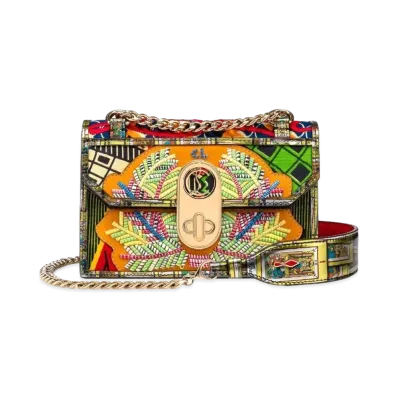 Christian Louboutin Elisa Mini Africaba "Multicolor"