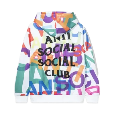 ANTI SOCIAL SOCIAL CLUB Headrush All Over Hoodie "White" (FW20)