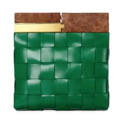 Bottega Veneta Snap Clutch "Green"