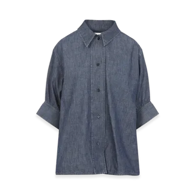 Jil Sander Women's Boxy Shirt "Blue"