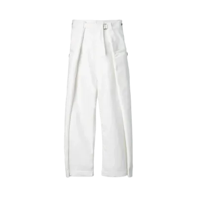 ANREALAGE Wrap Chino Pants "White"