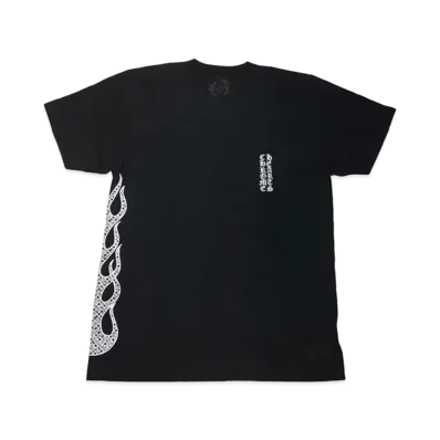 Chrome Hearts Side Flame T-Shirt "Black"
