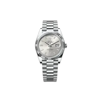 ROLEX Day-Date 40mm Platinum 228236 "Silver"