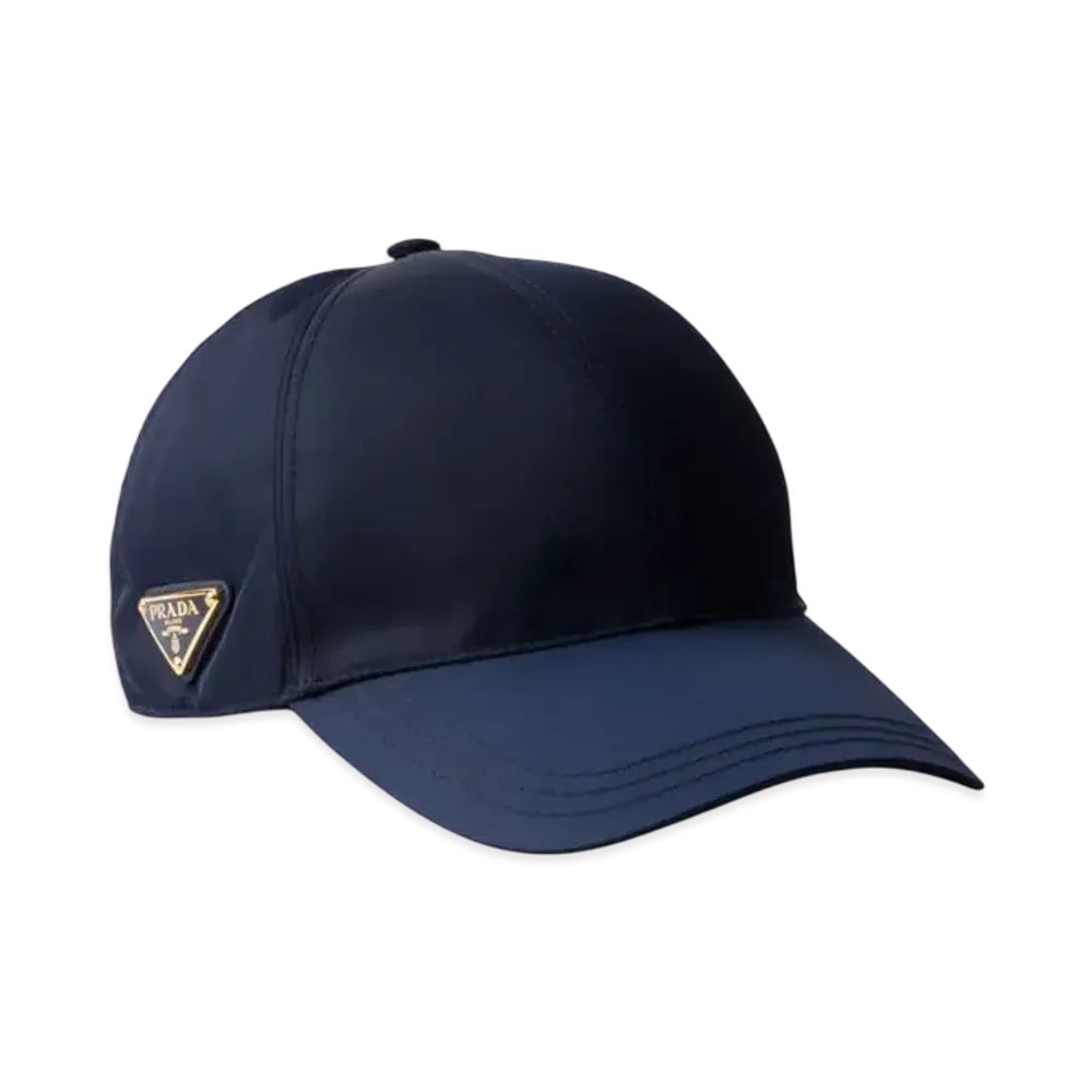 PRADA Re-Nylon Baseball Cap "Navy"