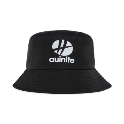 AUI NITE Sports logo nylon bucket hat "BLACK"