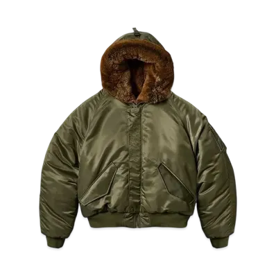 PALACE Reversible Yeti Parka "Olive"