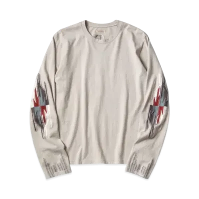 KAPITAL Ortega Crew Long Tee "Kinari"