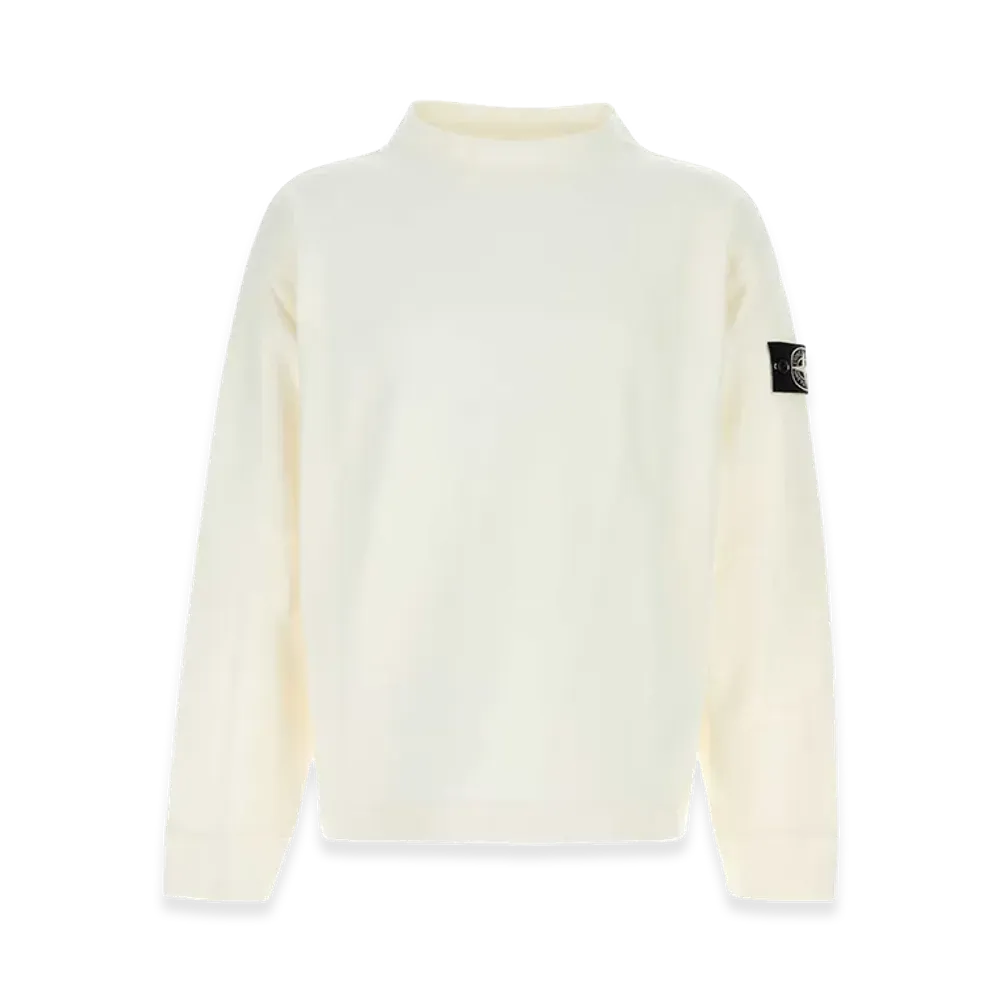 Stone Island Cotton Sweatshirt "White"
