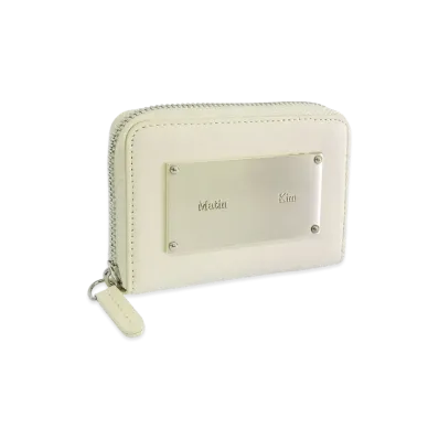 Matin Kim Vintage Compact Wallet "White"
