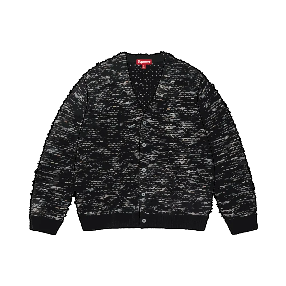 Supreme Textured Cardigan "Black"