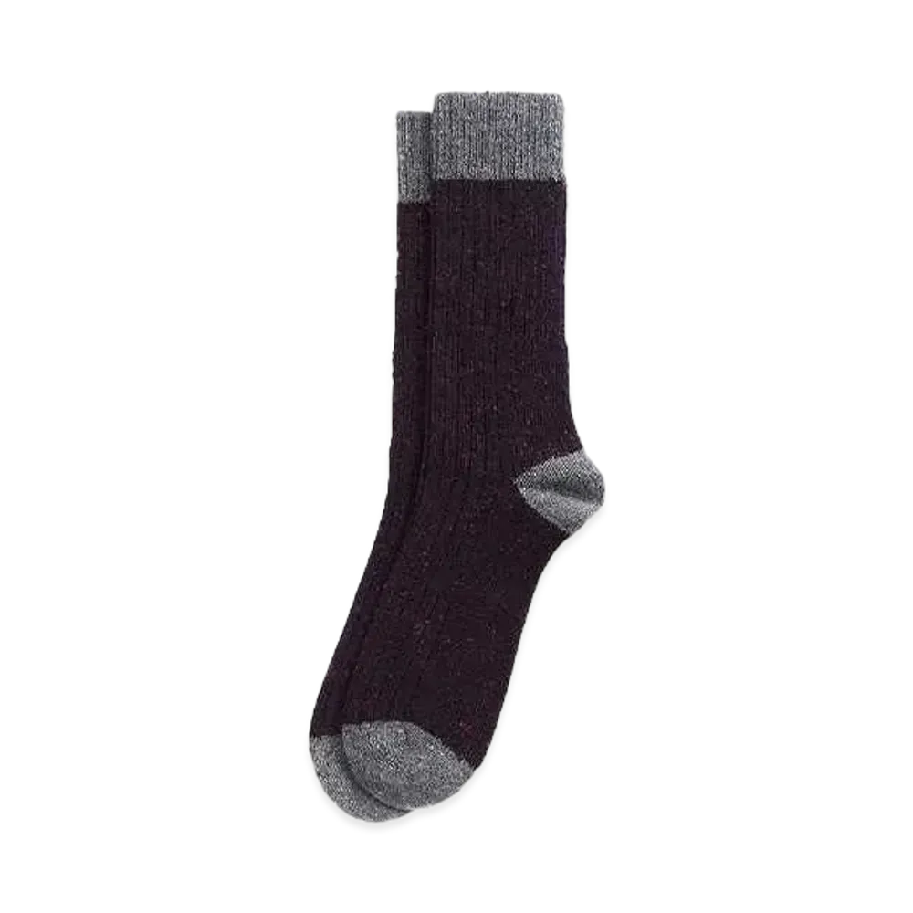Barbour Houghton Socks "Purple"
