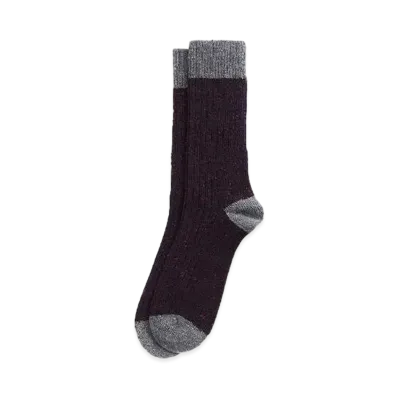 Barbour Houghton Socks "Purple"